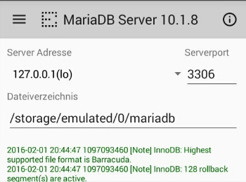 MariaDB Database server